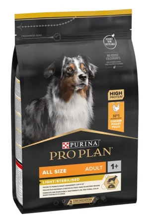 Koop Online Pro Plan hondenvoer All Sizes Adult Light 3 kg