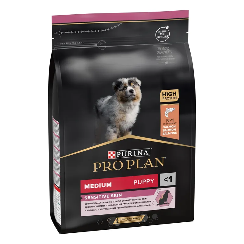 Pro Plan hondenvoer Medium Puppy Sensitive Skin 3 kg Direct Verzonden