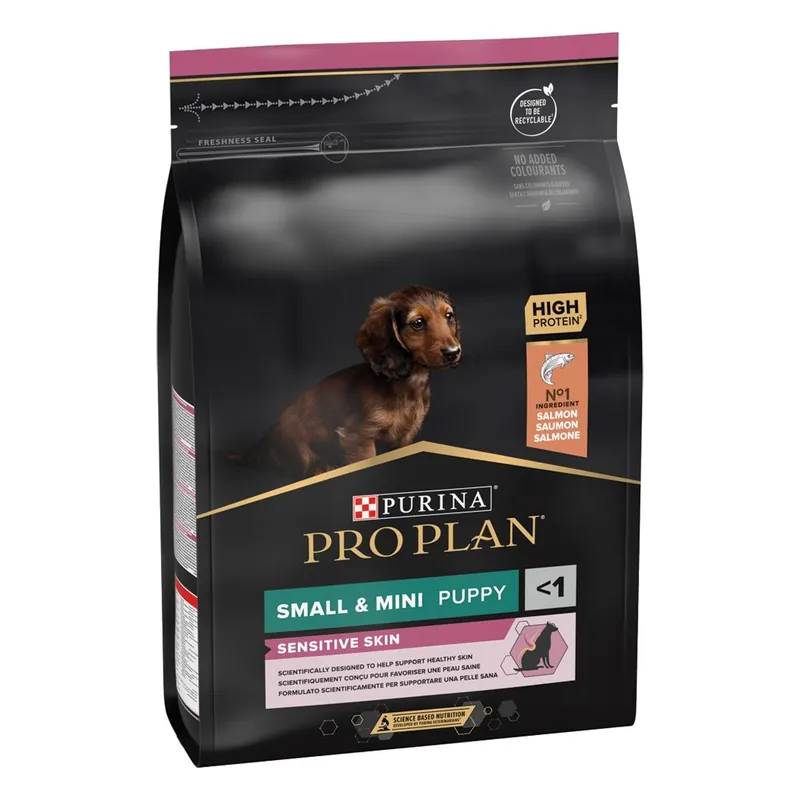 Pro Plan hondenvoer Small & Mini Puppy Sensitive Skin 3 kg Flitsaanbieding