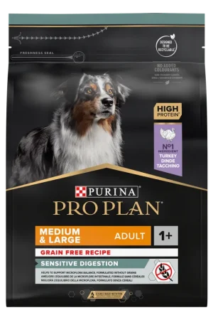Pro Plan Medium & Large Adult Sensitive Digestion kalkoen 2,5 kg Exclusieve Aanbieding