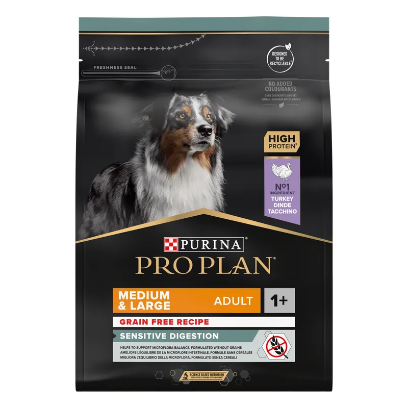 Pro Plan Medium & Large Adult Sensitive Digestion kalkoen 2,5 kg Exclusieve Aanbieding