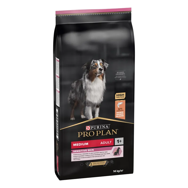 Korting Pro Plan Medium Adult Sensitive Skin 14 kg
