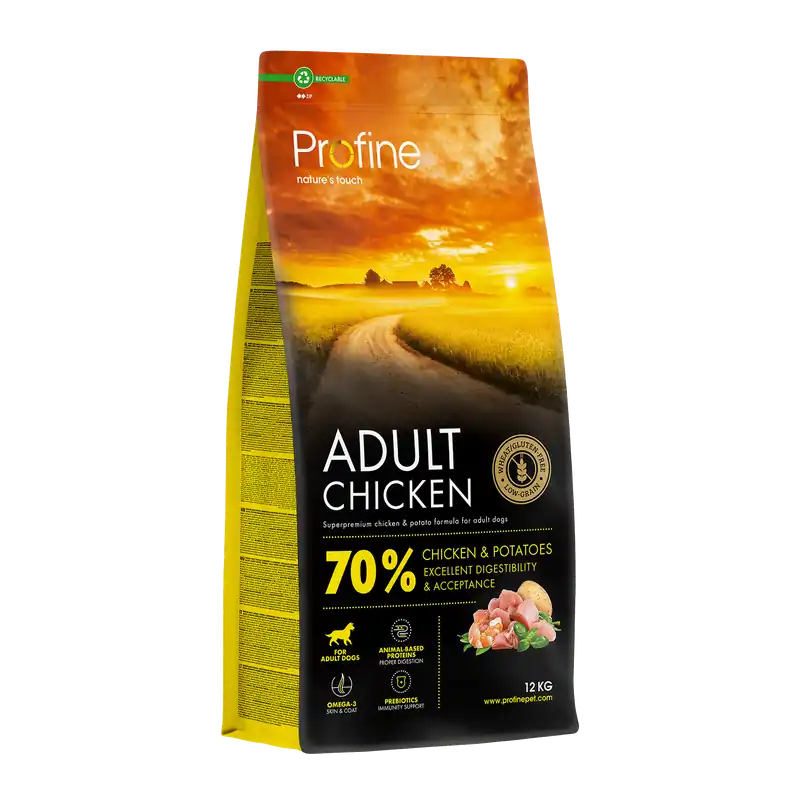 Op = Op Profine Hondenvoer Adult Chicken 12 kg