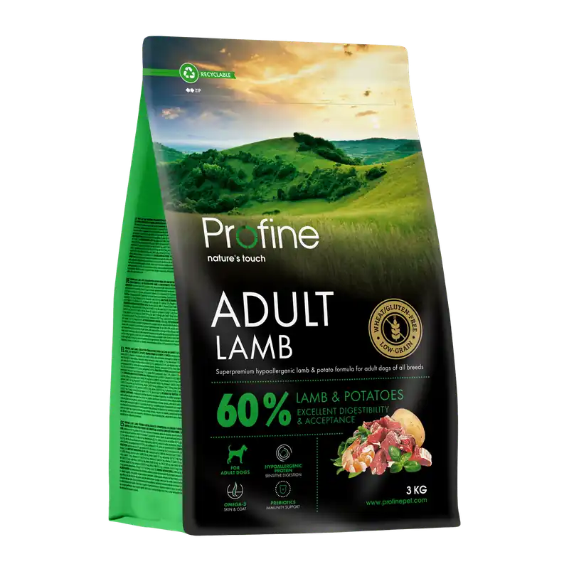 Profine Hondenvoer Adult Lamb 3 kg Seizoensaanbieding