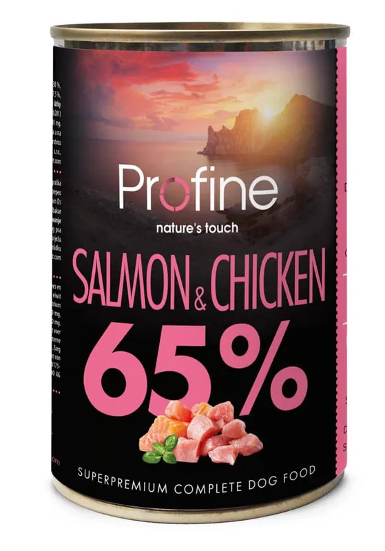 Profine Pure Meat 65% Salmon & Chicken 400 gr Tijdelijk Beschikbaar