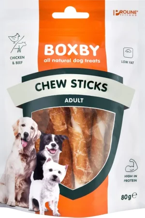 Premium Proline Boxby Chew Sticks met kip 80 gr