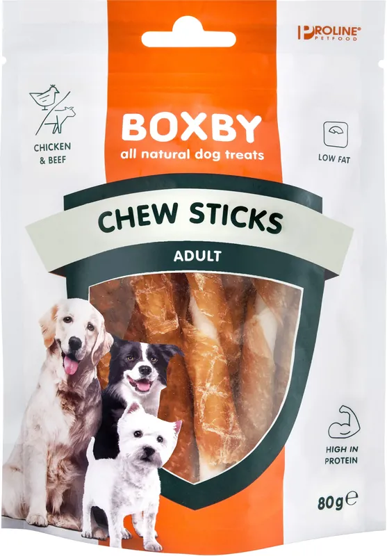 Premium Proline Boxby Chew Sticks met kip 80 gr