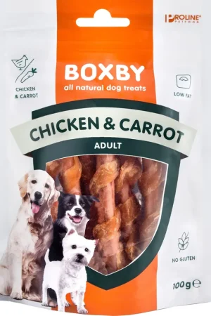 Speciale Aanbieding Proline Boxby Chicken & Carrot Sticks 100 gr