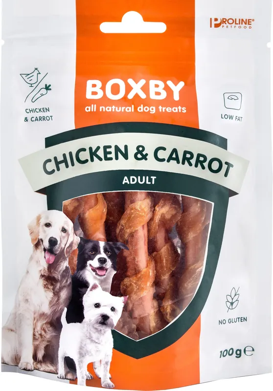 Speciale Aanbieding Proline Boxby Chicken & Carrot Sticks 100 gr