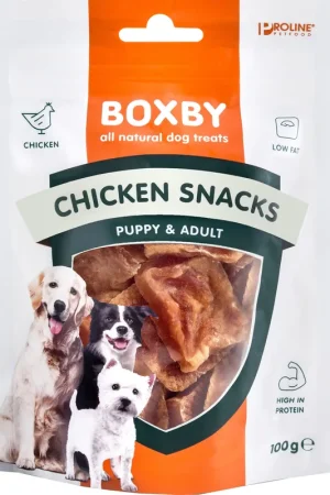 Exclusieve Aanbieding Proline Boxby Chicken Snacks 100 gr