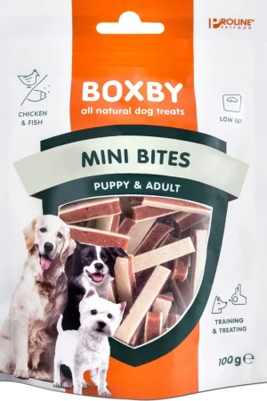 Proline Boxby Puppy Snacks Mini Bites 100 gr Laatste Versie
