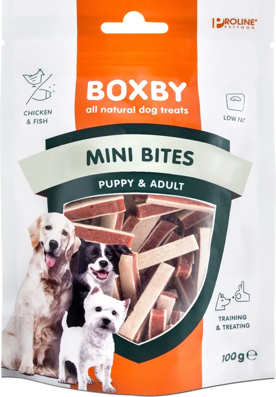 Proline Boxby Puppy Snacks Mini Bites 100 gr Laatste Versie