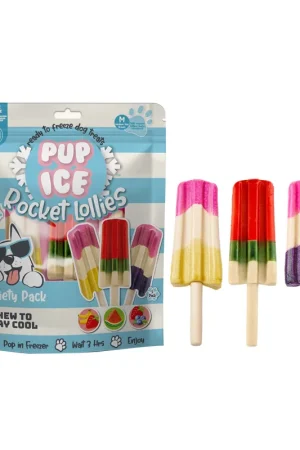 Pup Ice Hondenijs Raketjes 5 st Exclusieve Aanbieding