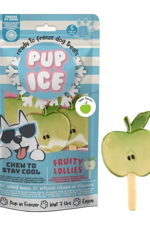 Pup Ice Hondenijsje Fruit Lollie Appel 3 St Snelle Levering