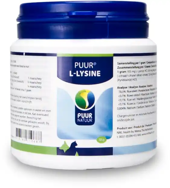 PUUR L-Lysine 50 gr Express Levering
