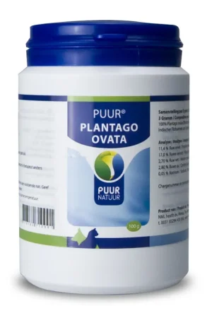 Laatste Versie PUUR Plantago Ovata 100 gr