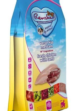 Tijdelijk Beschikbaar Renske hondenvoer Super Premium Puppy kip & lam 2 kg