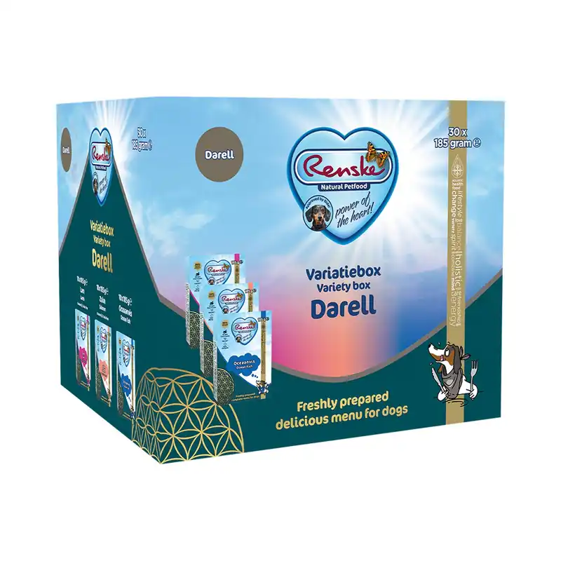 Populair Renske Hondenvoer Variatiebox Darell 30 x 185 gr