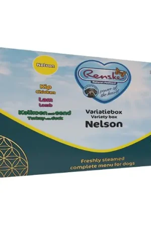 Express Levering Renske Hondenvoer Variatiebox Nelson Glutenvrij 24 x 395 gr