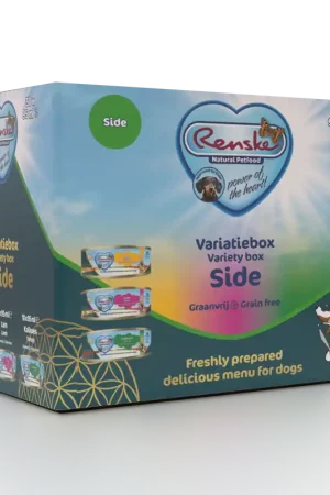 Renske Hondenvoer Variatiebox Side Graanvrij 30 x 95 gr Flitsaanbieding
