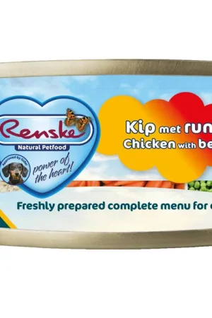 Koopje Renske hondenvoer Vers Vlees Maaltijd Kip & Rund 95 gr