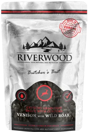 Beste Prijs Riverwood Butchers Best Venison & Wild Boar crunchy 200 gr