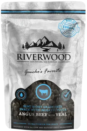 Uitverkoop Riverwood Gauchos Favorite Angus Beef & Veal semi-moist 200 gr