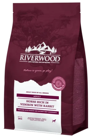 Uitverkoop Riverwood Hondenvoer Adult Horse 2 kg