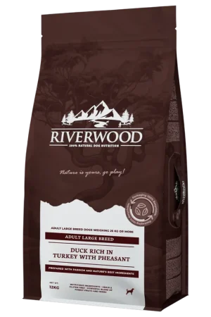 Riverwood Hondenvoer Adult Large Breed Duck & Turkey 12 kg Betrouwbaar