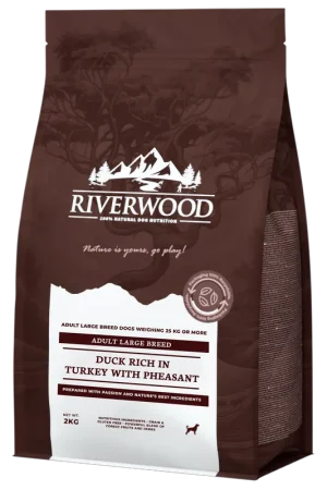 Seizoensaanbieding Riverwood Hondenvoer Adult Large Breed Duck & Turkey 2 kg
