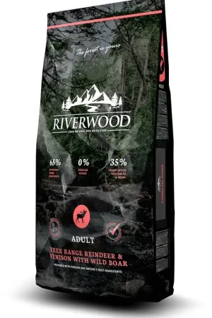 Hoge Kwaliteit Riverwood hondenvoer Adult Reindeer & Venison 12 kg