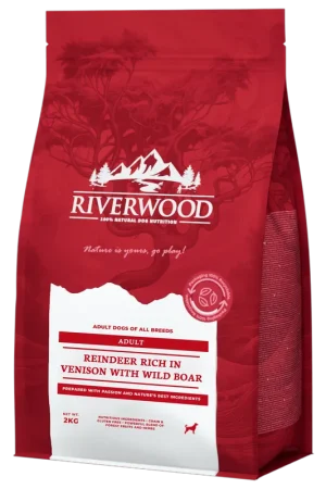 Meest Verkocht Riverwood Hondenvoer Adult Reindeer & Venison 2 kg