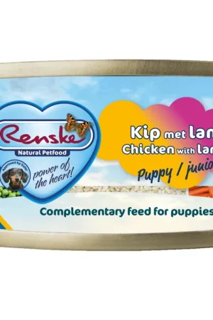 Superprijs Renske hondenvoer Vers Vlees Maaltijd Puppy Kip & Lam 95 gr