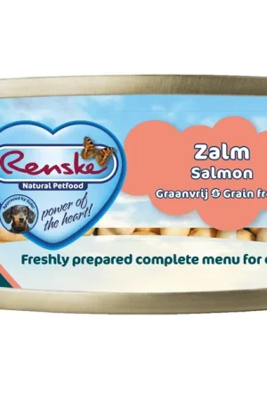 Uitverkoop Renske hondenvoer Vers Vlees Maaltijd Zalm Graanvrij 95 gr