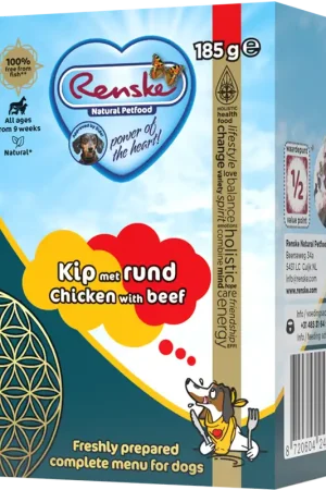 Renske Vers hondenvoer Kip met Rund 185 gr Bestseller