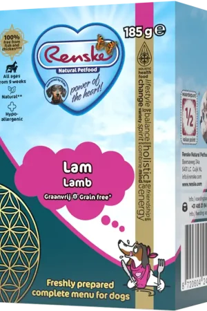 Koopje Renske Vers hondenvoer Lam Graanvrij 185 gr