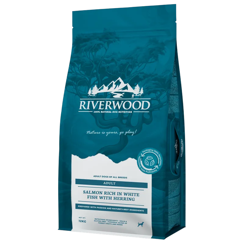 Riverwood Hondenvoer Adult Salmon & White Fish 12 kg Seizoensaanbieding