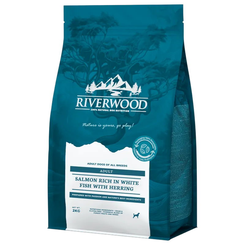 Meest Verkocht Riverwood Hondenvoer Adult Salmon & White Fish 2 kg