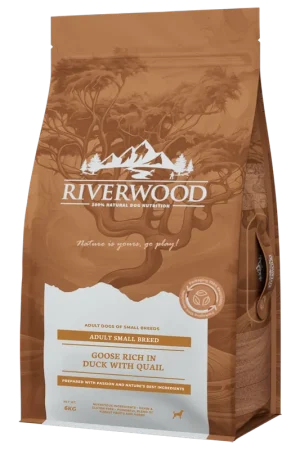 Riverwood Hondenvoer Adult Small Breed Goose & Duck 6 kg Favoriet