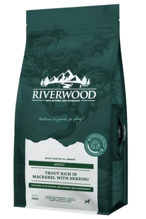 Riverwood Hondenvoer Adult Trout & Mackerel 12 kg Hoge Kwaliteit