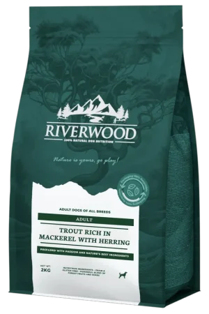 Riverwood Hondenvoer Adult Trout & Mackerel 2 kg Gereduceerde Prijs