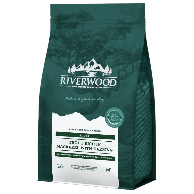 Riverwood Hondenvoer Adult Trout & Mackerel 2 kg Gereduceerde Prijs