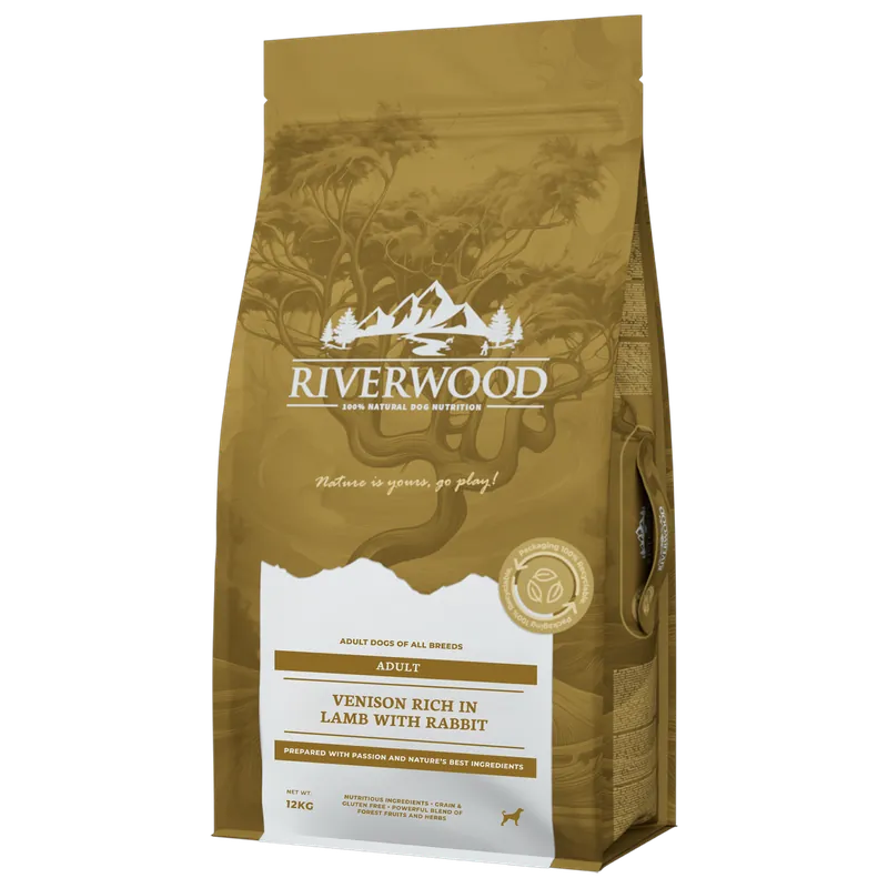 Riverwood Hondenvoer Adult Venison & Lamb 12 kg Lage Kosten