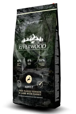 Dagaanbieding Riverwood hondenvoer Adult Venison & Lamb 2 kg