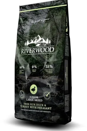 Riverwood hondenvoer Junior Large Breed Duck & Turkey 12 kg Laatste Versie
