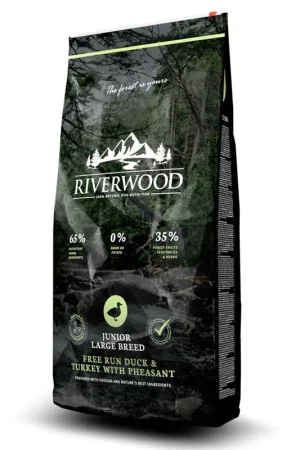 Riverwood hondenvoer Junior Large Breed Duck & Turkey 2 kg Aanbieding