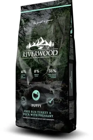 Finale Uitverkoop Riverwood hondenvoer Puppy Turkey & Duck 12 kg