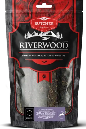 Hete Deal Riverwood Vleesstrips Hert 150 gr