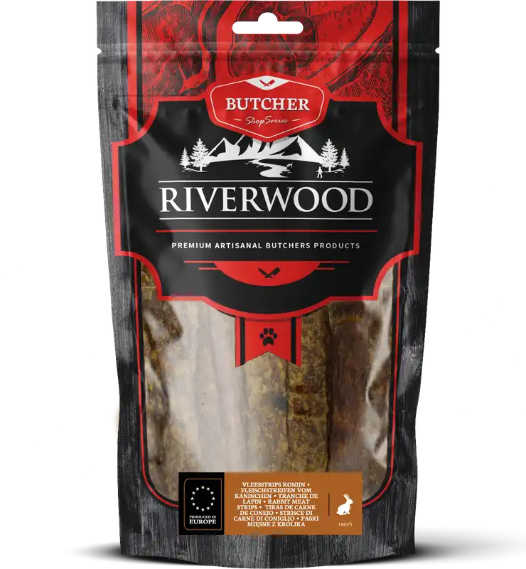 Riverwood Vleesstrips Konijn 150 gr Goedkoop