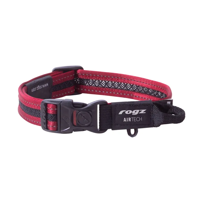 Rogz Halsband AirTech Rood Direct Beschikbaar